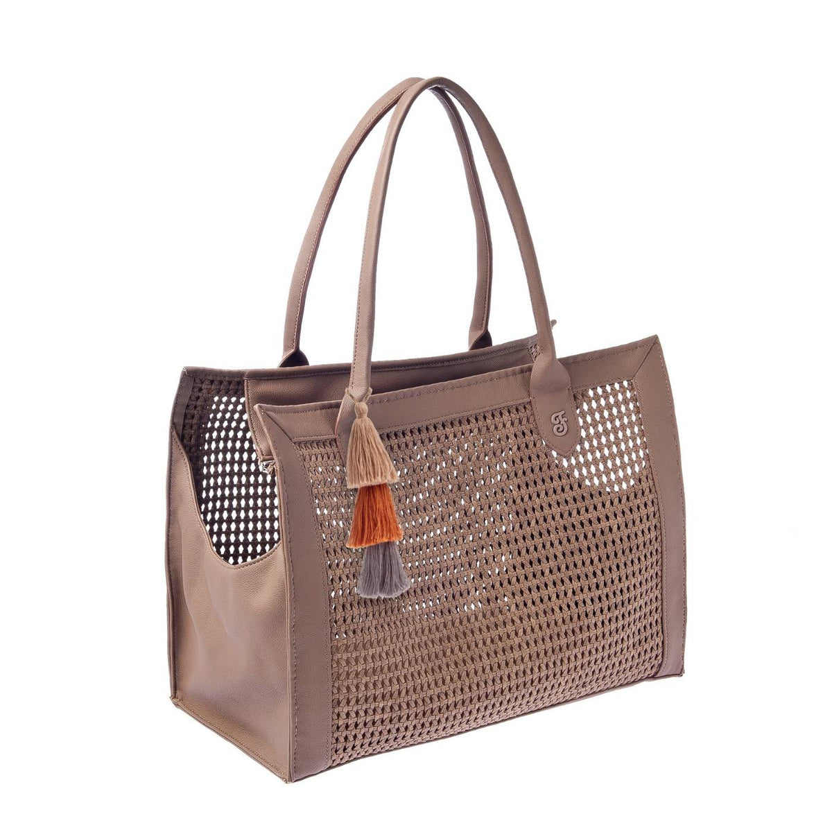 Ferribiella Borsa Trasportino per Cani Belle Beige 40 x 30 x 20 cm Max 8 Kg