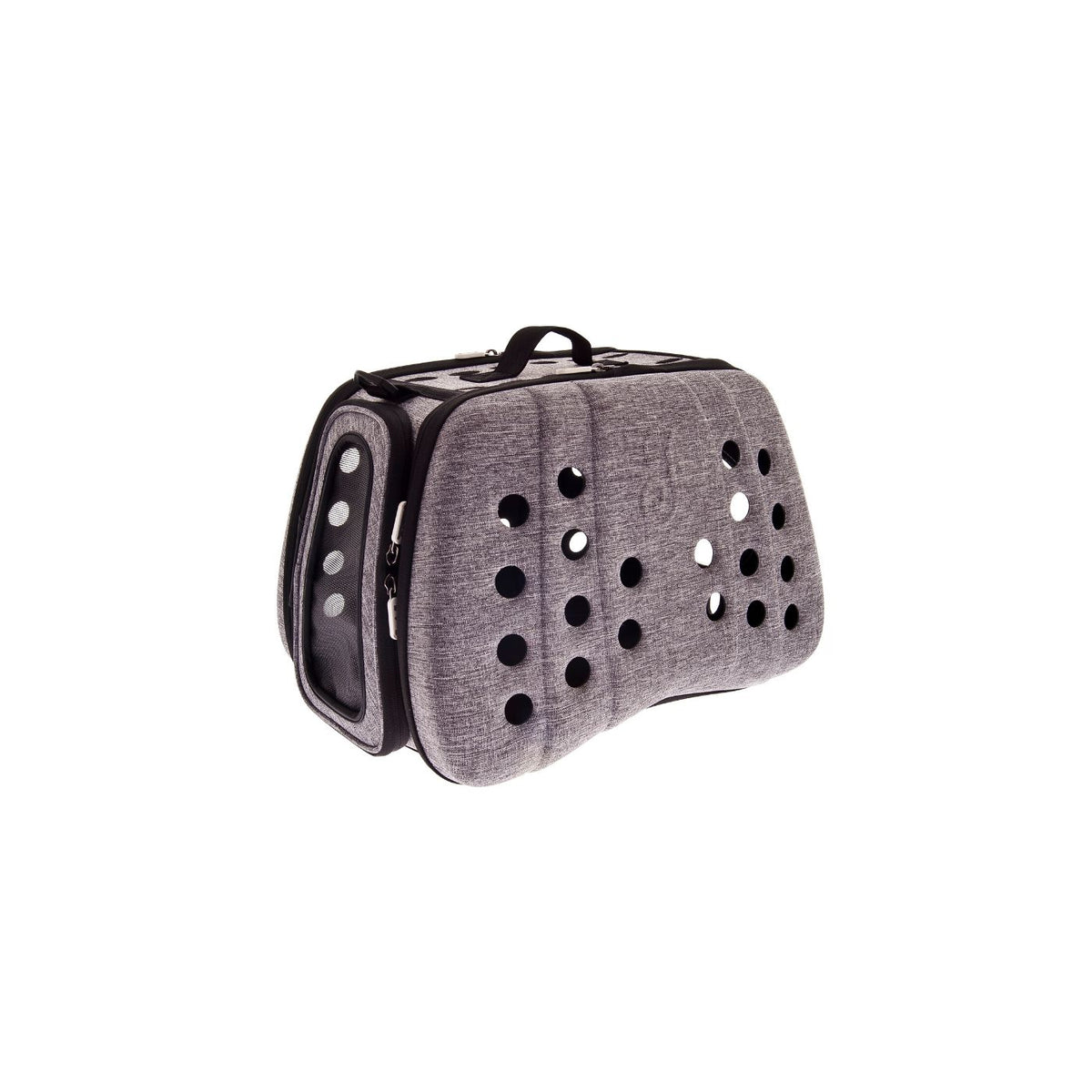 Ferribiella Borsa Trasportino per Cani Supreme Eva Grigia 43 x 30 x 33 cm