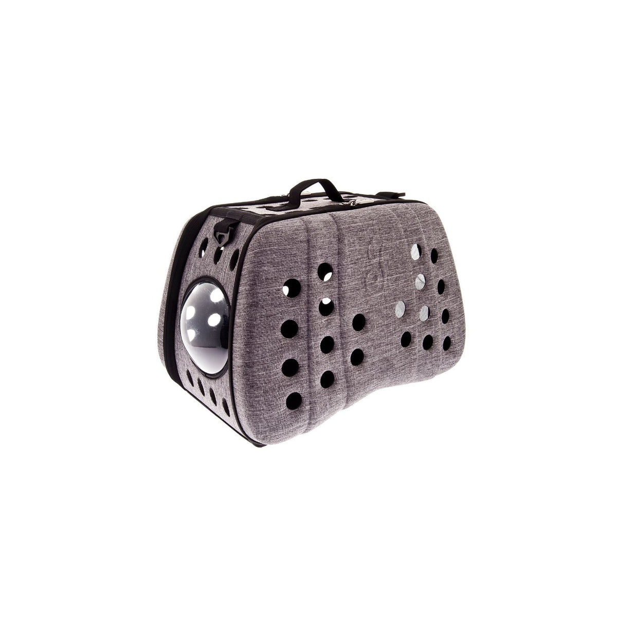 Ferribiella Borsa Trasportino per Cani Supreme Eva Grigia 43 x 30 x 33 cm