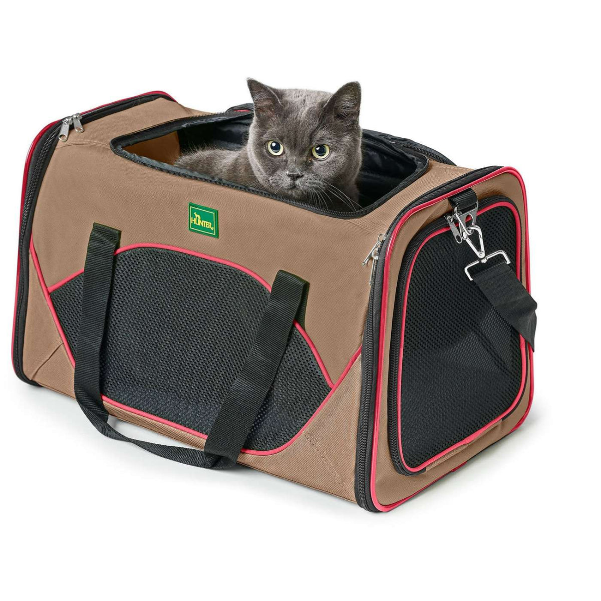 Hunter Borsa da trasporto Kansas per Cani e Gatti fino a 6,5 Kg Mis. 50x30x30 cm