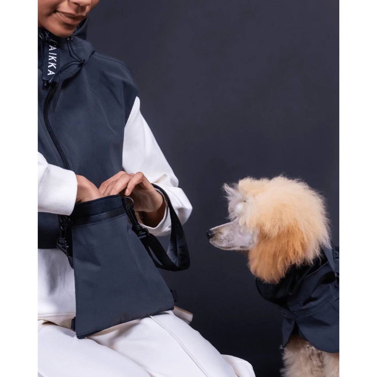 Paikka Borsa Porta Premietti per Cani Alta Visibilità Nero