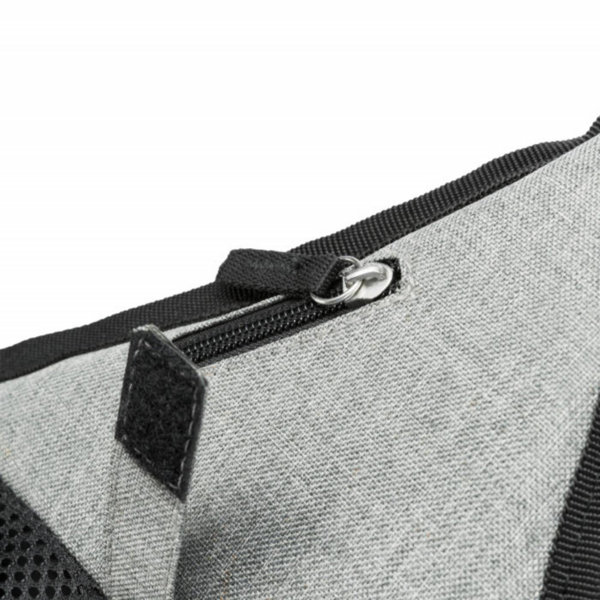 Trixie Borsa Frontale Tracolla per Cani Max 10 Kg di Peso Savina Nero/Grigio
