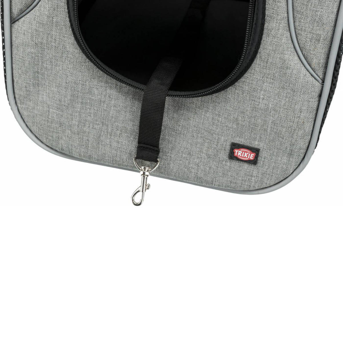 Trixie Borsa Frontale Tracolla per Cani Max 10 Kg di Peso Savina Nero/Grigio