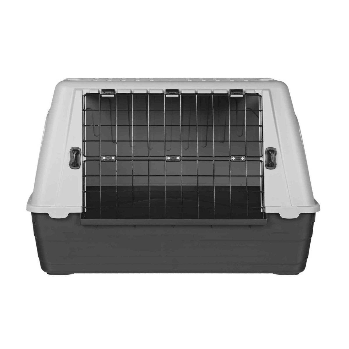 Trixie Trasportino Journey per Animali in Plastica Nero/Grigio