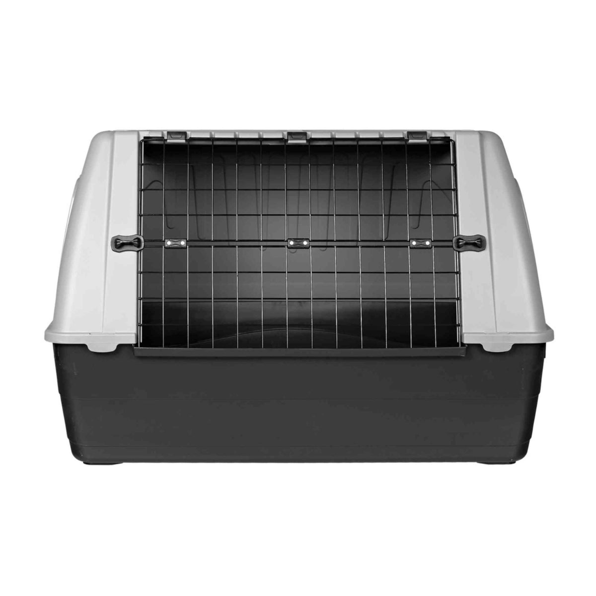 Trixie Trasportino Journey per Animali in Plastica Nero/Grigio