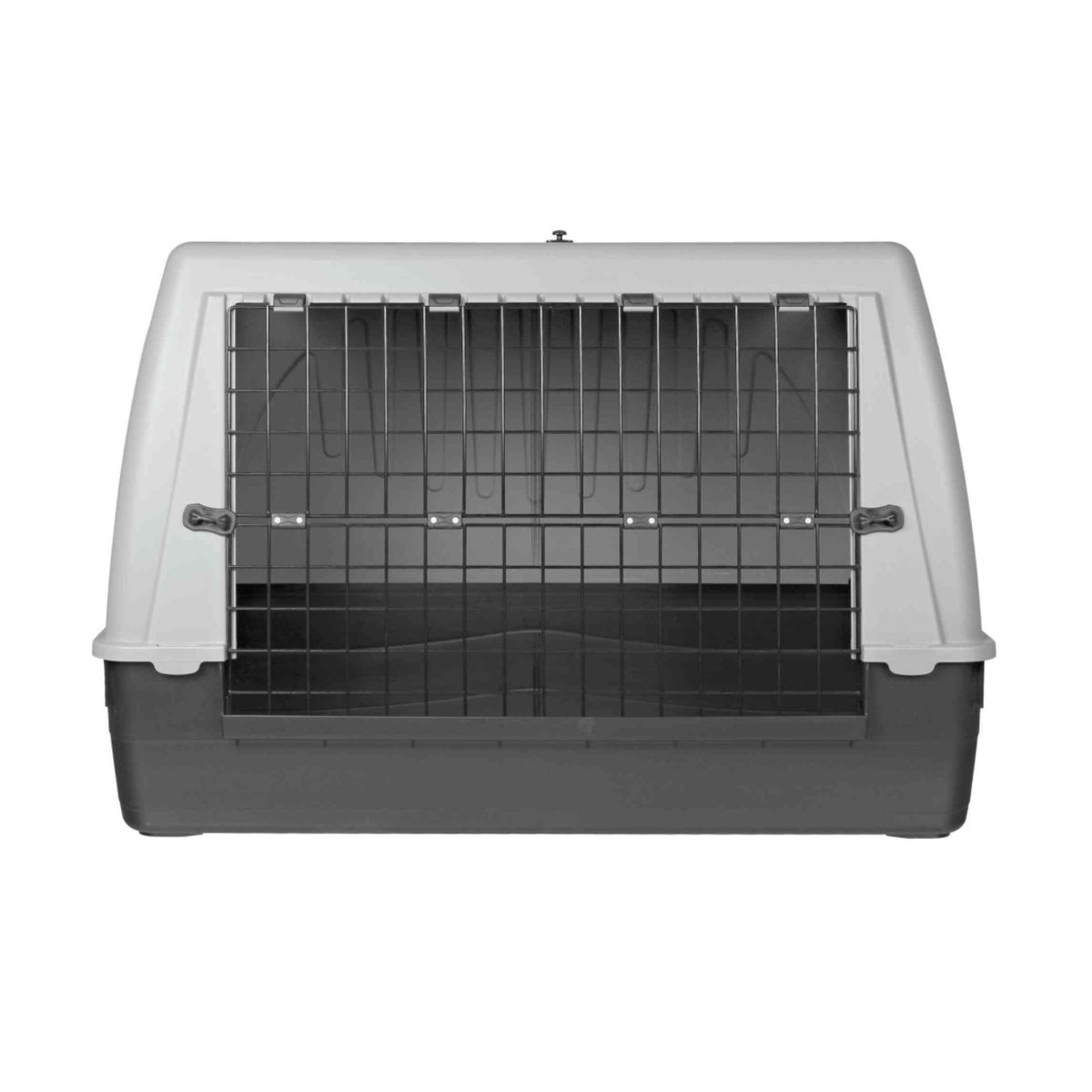 Trixie Trasportino Journey per Animali in Plastica Nero/Grigio
