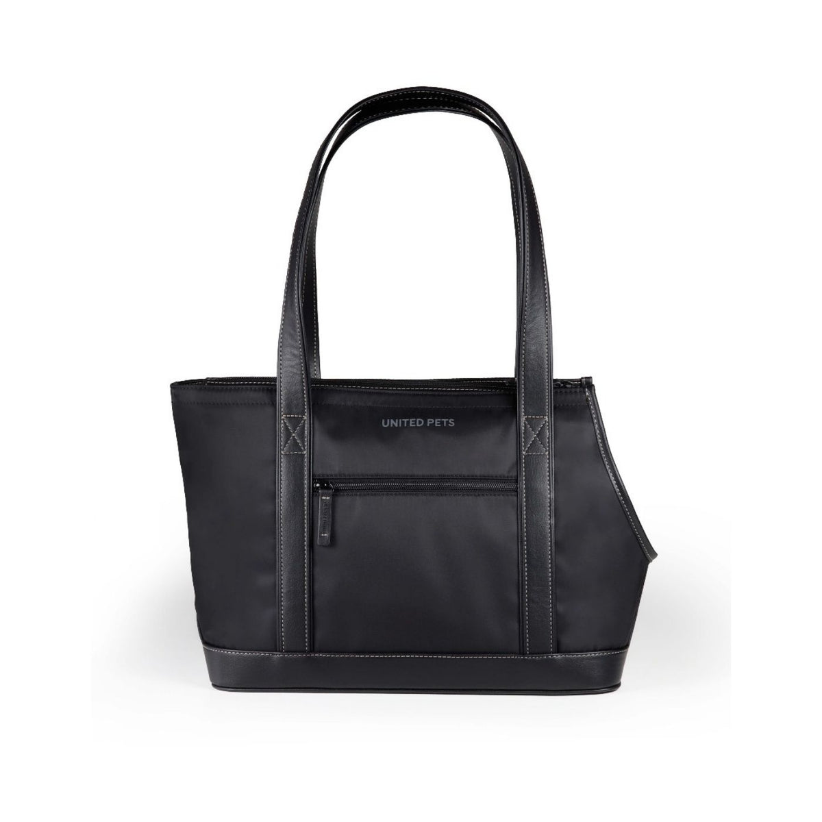United Pets Borsa Trasportino per Cani UP Bag Nera con Fodera Fuxia