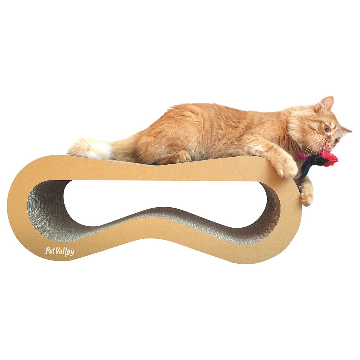 Tiragraffi per Gatti PetValley in Cartone mod. Cuccia Kraft