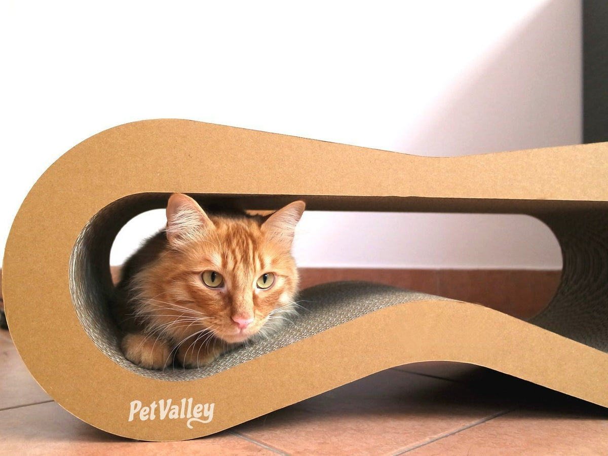 Tiragraffi per Gatti PetValley in Cartone mod. Cuccia Kraft