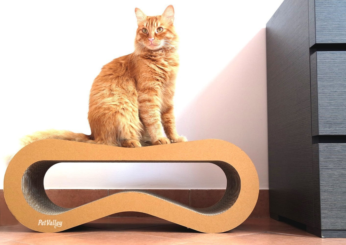 Tiragraffi per Gatti PetValley in Cartone mod. Cuccia Kraft