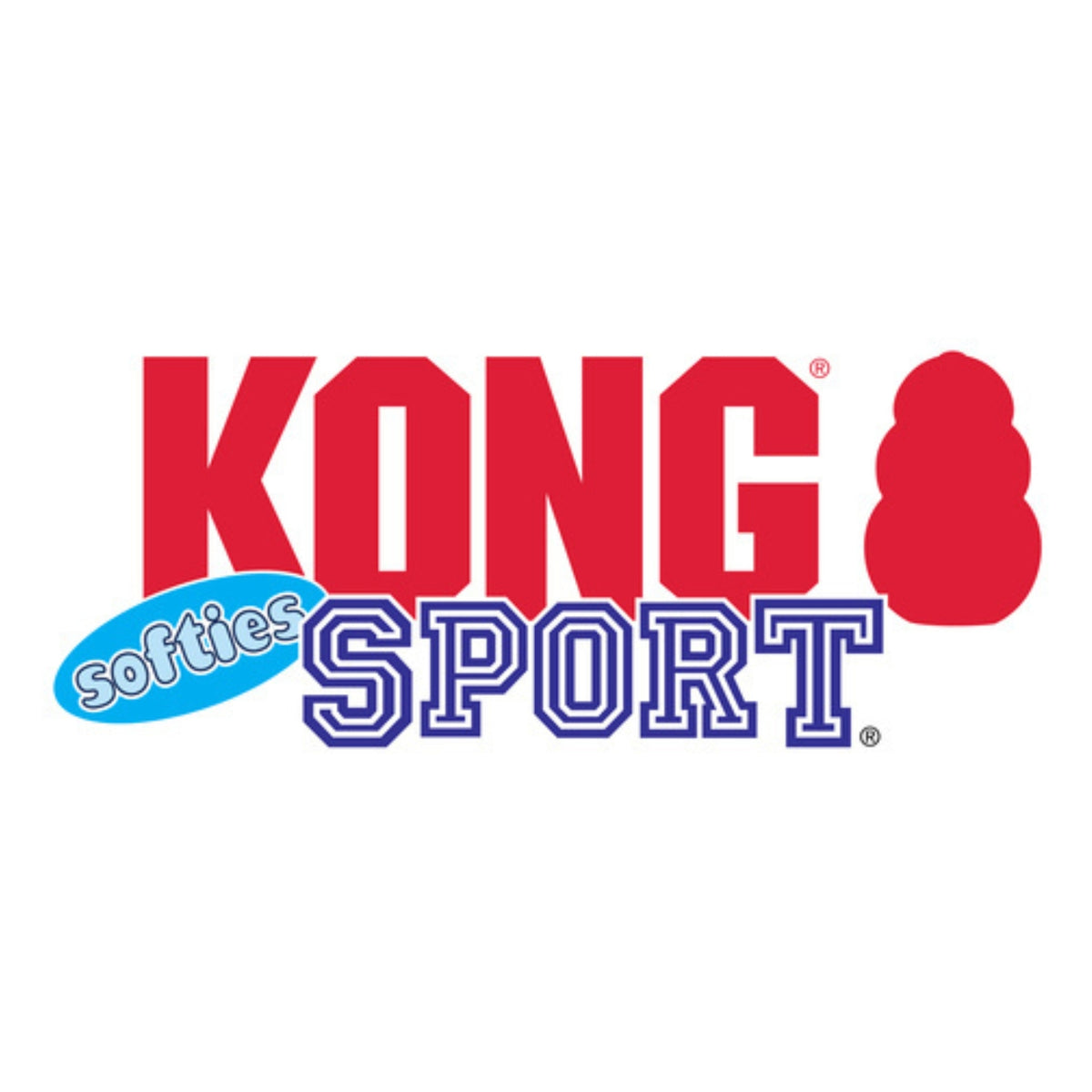 Kong Gioco per Cani Sport Softies Balls 3 pz M