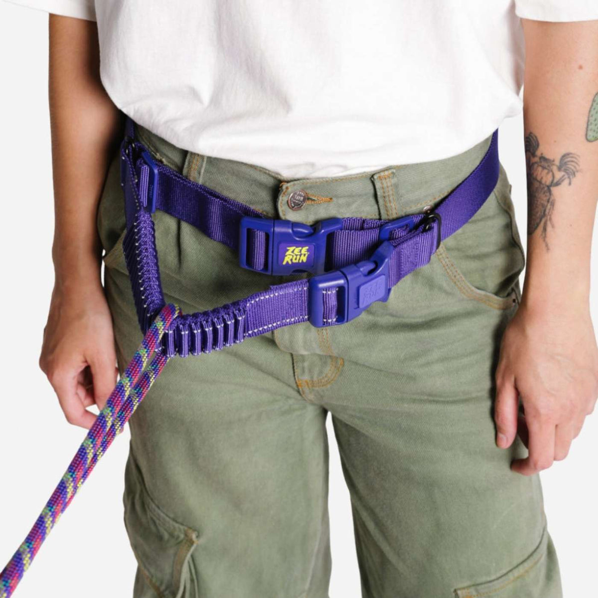Zee.Dog Cintura da Running con aggancio per guinzaglio per Cani Farm Rio Samba Zee.Run Belt